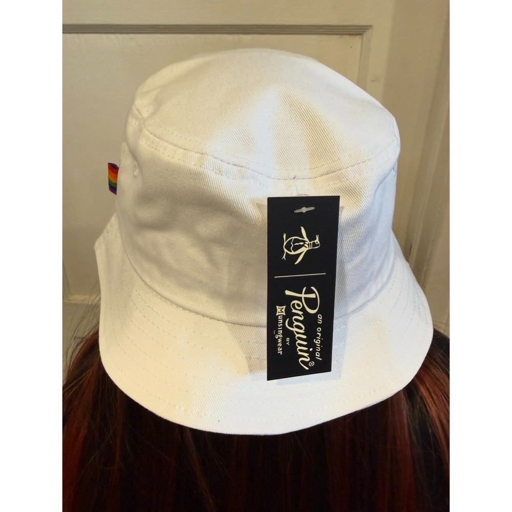 Original Penguin Rainbow Pride Bucket Hat NEW with tags MSRP $48 - Picture 3 of 4